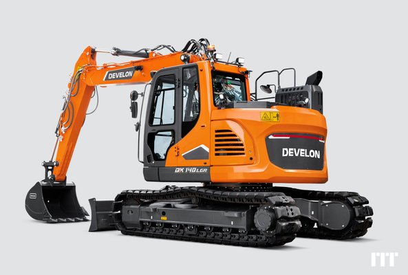 Excavadora de cadenas Develon DX140LCR - 1