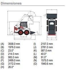 Minicargadora Bobcat S450E V - 7