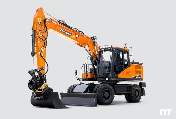 Excavadora de ruedas Develon DX140w - 1