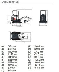 Excavadora Bobcat E17 - 8